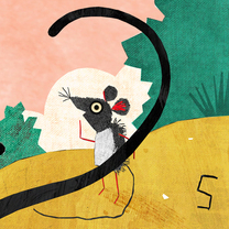  Иллюстрация к стихотворению С. Маршака «Сказка об умном мышонке»
