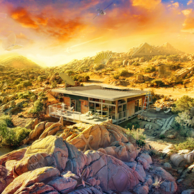 Дом в пустыне