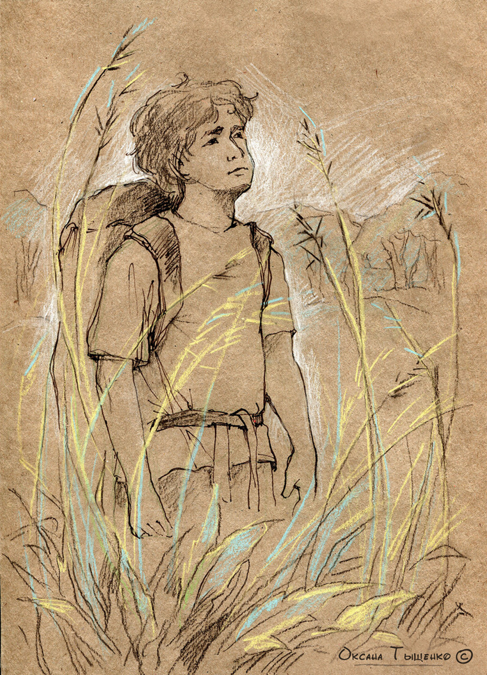 В  высокой траве