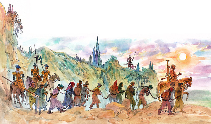 "ДОН КИХОТ" - освободитель невольников