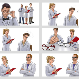 Раскадровка для оптики