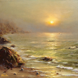 Утро туманное морское