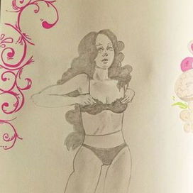 Разворот в скетчбуке