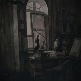 Кабинет дедушки (графика)