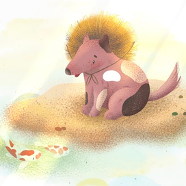 Собачка и рыбки