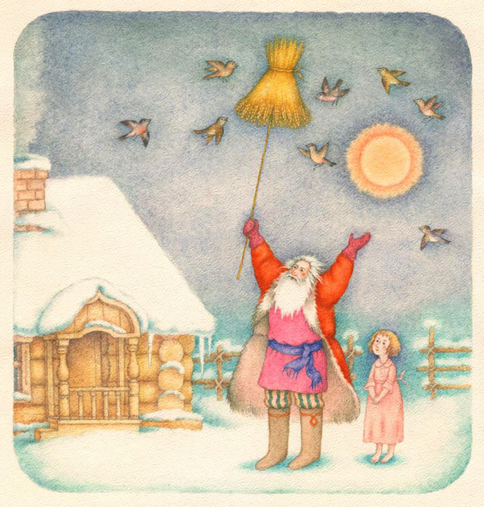 Ёлка для птичек.