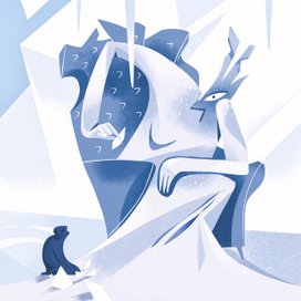 СНЕЖНАЯ КОРОЛЕВА в стиле Пабло Пикассо