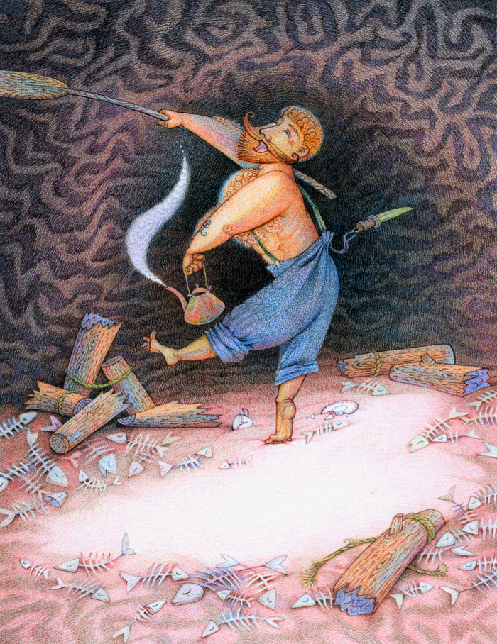 В желудочном чулане