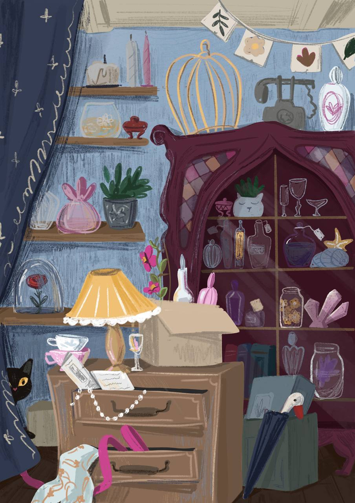 Чердак в магазинчике парфюмера