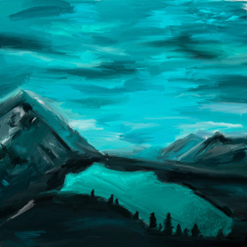 пейзаж озера