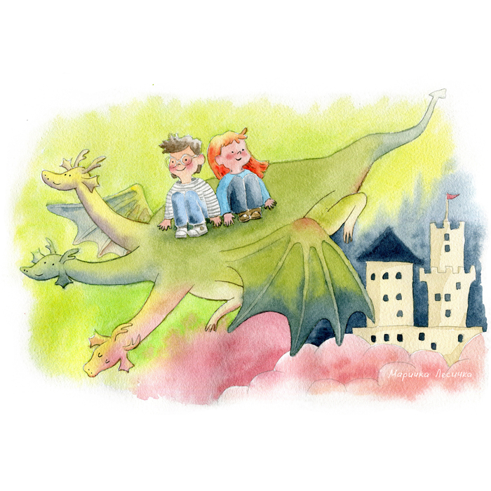 Полет на зленом драконе