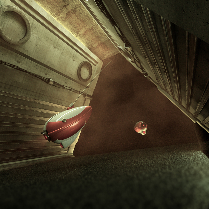 dieselpunk seeker drone