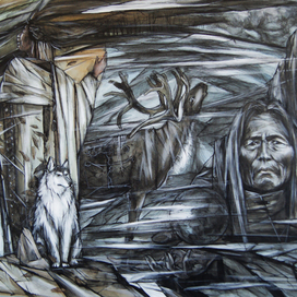 "Нум и Нга. Вечное противостояние". Мифология ненцев (коренной народ Сибири).