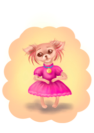 Собачка в платье