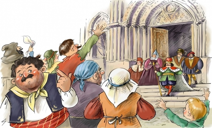 Крестьянин и сеньоры, исп. сказка