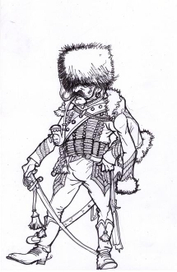 Французский гусарский полковник