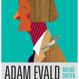 Концертный плакат для Adam Evald