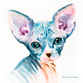 Акварельные животные