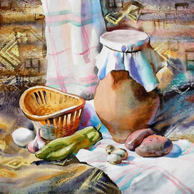 Натюрморт с кувшином