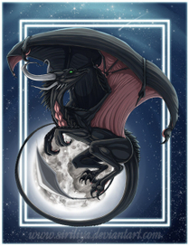 Дракон и луна