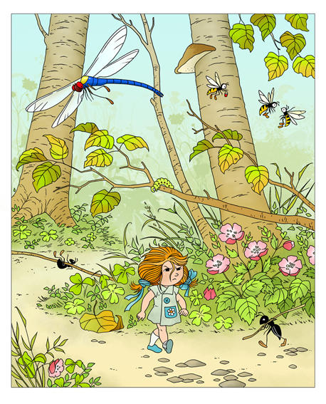 Иллюстрация к книге Олега Васютинского "Зюзюка Зю"