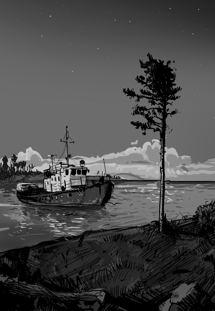 Иллюстрация к сборнику стихов