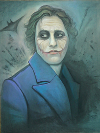 Портрет знакомого в образе Джокера