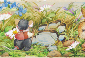 illustration of the tale of the journey a little mouse