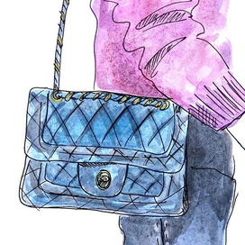 Джинсовая сумочка