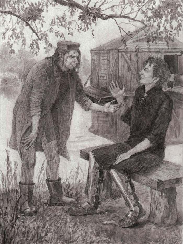 Ил.к книге М.Акиньшина "Крепкий керосин принцессы Беатрикс"