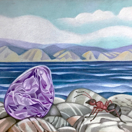 Муравей и камень