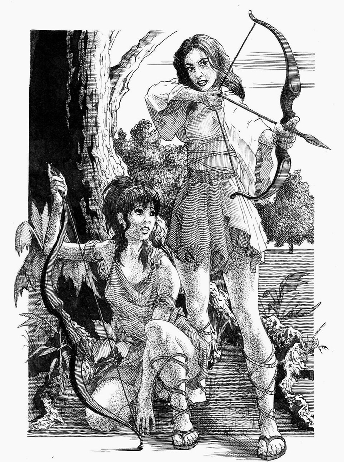 Ивтея обучает Семирамиду