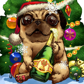 Мопс (магнит)