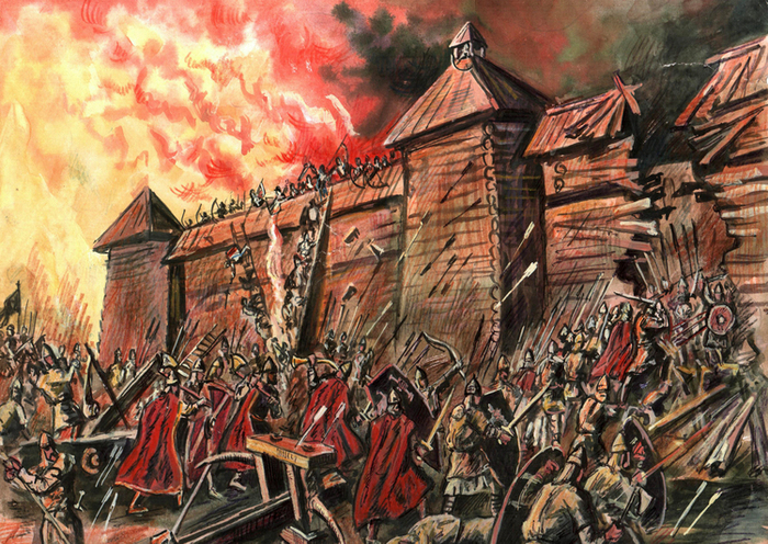 Штурм Биляра русскими дружинами