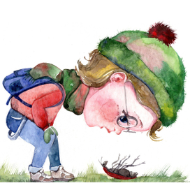 мальчик и жук