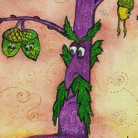 акварель, скаска новелла