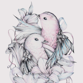 Birds & Flowers