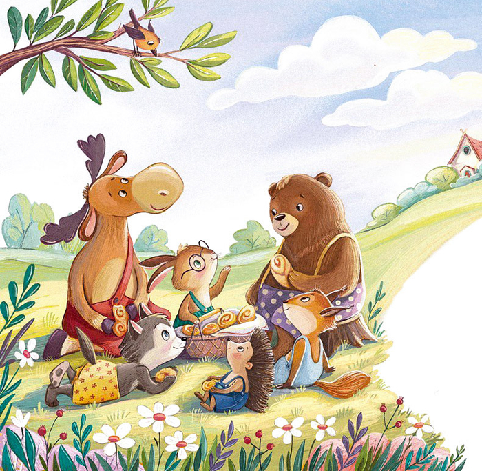 Кролик Фофа с друзьями