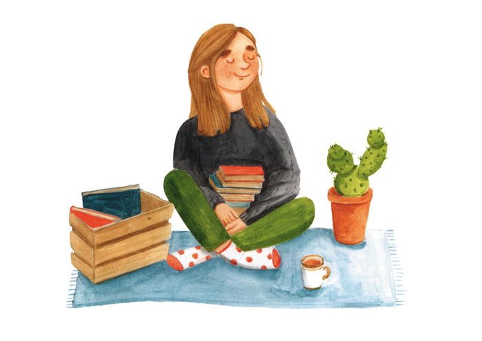 Postcard Book Evening