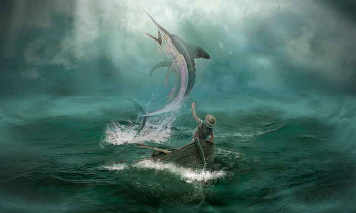 Старик и море..