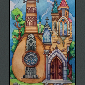 "Лютня"_из серии "Застывшая музыка"