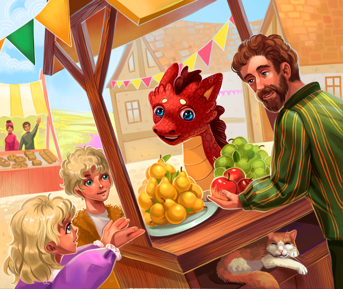 Иллюстрация для книги "Донто Таинственный динозавр"