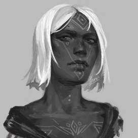 Ч\б портрет