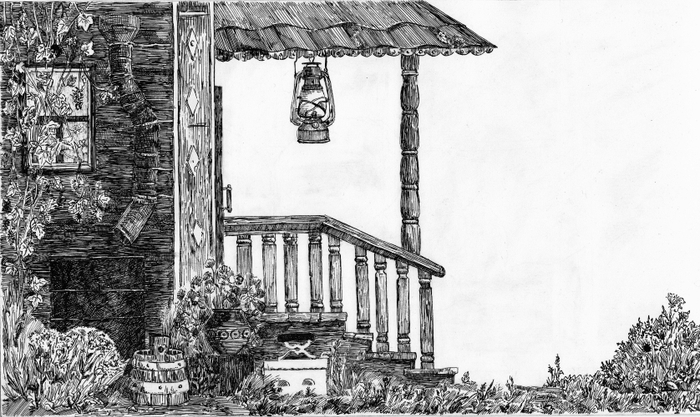 «Деревенская азбука»: разворот 9