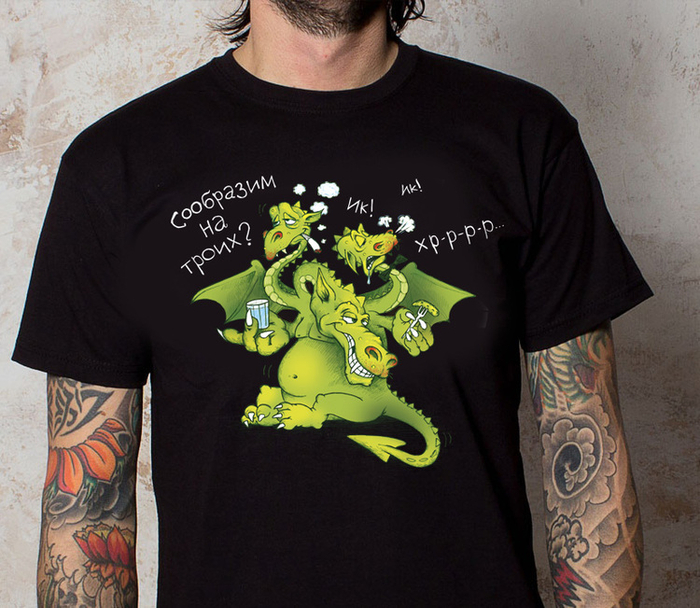 принт для футболки