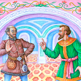 Спор золотых дел мастера и столяра.