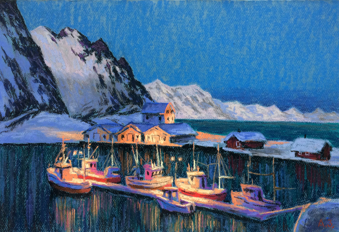 Сумерки. Норвежская бухта