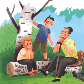 Иллюстрация в журнал "Салават купере"