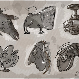 предметы и персонажи из пятна