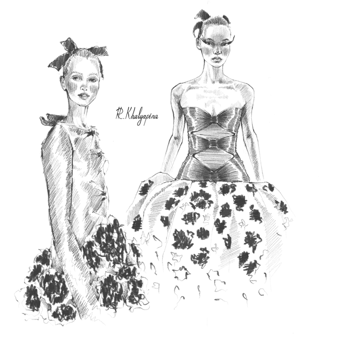 Редакционная fashion-иллюстрация для digital-журнала